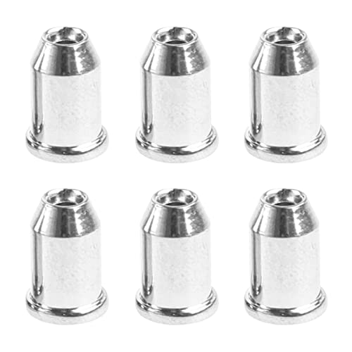 6 PCs Chrome Ferrules Breebing Set Gitarren String Gitarren String Wickler Tool von Ddujbtp