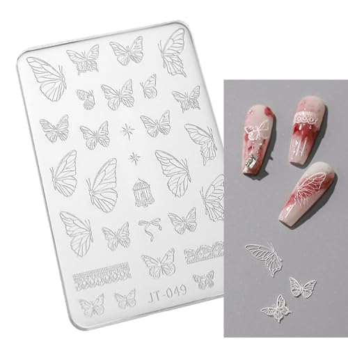 Blumennagelkunst Silikonform Schmetterling Präge Gel Druck Schablone Schnitzvorlage Werkzeug Für Art Decors Enthusiast Tool Blumennagelkunst Silikonform Schmetterling Präge Gel Druck Schablone Schnitzvorlage Werkzeug Für Art Decors Enthusiast Tool von Ddujbtp