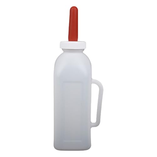 Ddujbtp 1-5l Wadenmilchfutterhalter Flaschenhalter Zum Einfachen Füttern Mit Abnehmbarer Nippel Lamm Silikon Brustwarzen Nonslip Kalb von Ddujbtp