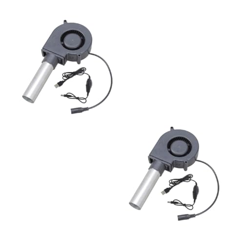 Ddujbtp 97 mm x 33 mm Grillventilator, 5 V Gebläse mit variablem USB-Geschwindigkeitsregler, zentrifugal, 97 mm, für Camping, Kochzubehör, Grillventilator Ddujbtp 97 mm x 33 mm Grillventilator, 5 V Gebläse mit variablem USB-Geschwindigkeitsregler, zentrifugal, 97 mm, für Camping, Kochzubehör, Grillventilator von Ddujbtp