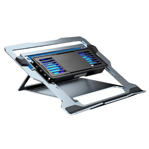 Ddujbtp Aluminium Laptop Kühlkissen Gaming Laptop Kühler Ruhige Kühllüfterfaltungshalterung Für Laptophöhen Stand Accessoires Halbleiter Kühltechnologie von Ddujbtp