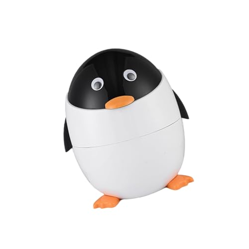 Ddujbtp Cartoon Penguine Form Mülleimer Mit Einfachem Deckel Bauchmuskeln Und PP Abfallbehälter Für Heimküchen Badezimmer Büro Dekoration Kinderfreundlicher Mülldose Ddujbtp Cartoon Penguine Form Mülleimer Mit Einfachem Deckel Bauchmuskeln Und PP Abfallbehälter Für Heimküchen Badezimmer Büro Dekoration Kinderfreundlicher Mülldose von Ddujbtp