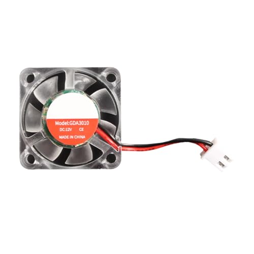 Ddujbtp Druckerteil Hotend Part Verbesserter hydraulischer Lüfter 2510 3010 4010 12V/24V XH2.54 Kühler Kühler für Drucker von Ddujbtp