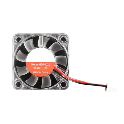 Ddujbtp Druckerteil Hotend Part Verbesserter hydraulischer Lüfter 2510 3010 4010 12V/24V XH2.54 Kühler Kühler für Drucker von Ddujbtp