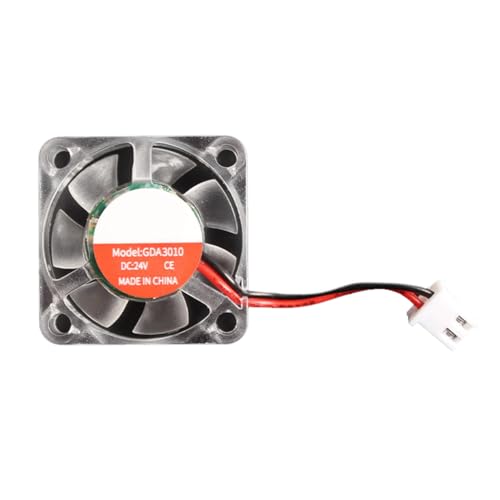 Ddujbtp Druckerteil Hotend Part Verbesserter hydraulischer Lüfter 2510 3010 4010 12V/24V XH2.54 Kühler Kühler für Drucker von Ddujbtp