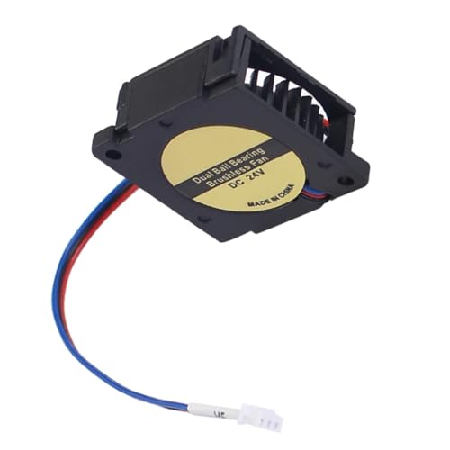 Ddujbtp Effizienter Doppelkugel-Lüfter für Mainboard, Geräuschreduzierung, 4010 3010 5020 DC24 V für SV08-Drucker Ddujbtp Effizienter Doppelkugel-Lüfter für Mainboard, Geräuschreduzierung, 4010 3010 5020 DC24 V für SV08-Drucker von Ddujbtp