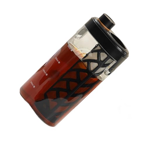 Ddujbtp Extra große Eiskaffeemaschine mit klaren Messmarkierungen, herausnehmbarem Filter und kühlschranksicherem Design für den Heimgebrauch, große Kapazität, Kaltbrühkrug von Ddujbtp