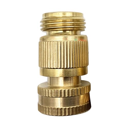 Ddujbtp Gartenschlauch Schneller Stecker Messing 3/4 Zoll Fadenanschläge Wasser Schnellem Weiblicher Adapteranpassung Gartenanpassung von Ddujbtp