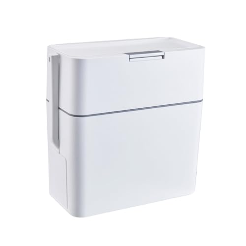 Ddujbtp Haushaltsmülleimer Badezimmer Mülleimer mit WC-Bürste Automatische Verpackung Mülleimer für Küche von Ddujbtp