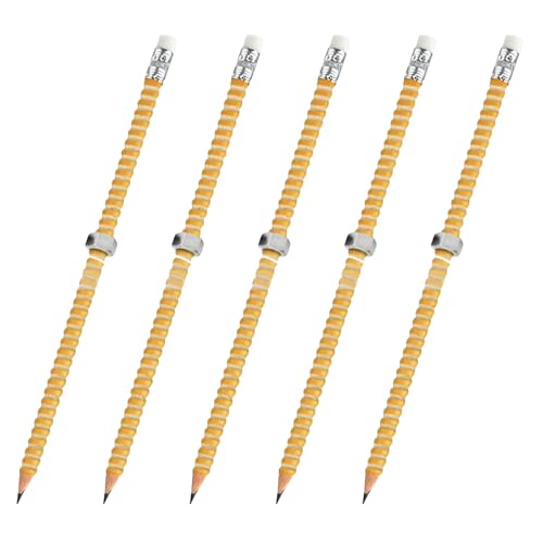 Ddujbtp Leiser Gewindestift mit Gleitmutter für Konzentration, Stressabbau, Holz, sensorisches Schulbedarf, Schreibwerkzeug, sensorisches Schreibwerkzeug, Lernhilfe für Schüler von Ddujbtp