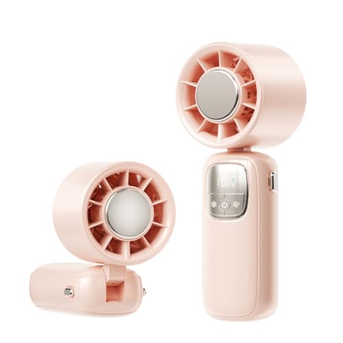 Ddujbtp Leiser tragbarer Ventilator mit LED-Anzeige, wiederaufladbar, kompakter Ventilator für den Innen- und Außenbereich Ddujbtp Leiser tragbarer Ventilator mit LED-Anzeige, wiederaufladbar, kompakter Ventilator für den Innen- und Außenbereich von Ddujbtp