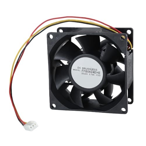 Ddujbtp Lüfter mit Warnfunktion FFB0824EHE 80 x 80 mm, 8 cm Lüfter für Computer/Server, Überhitzungsschutz Ddujbtp Lüfter mit Warnfunktion FFB0824EHE 80 x 80 mm, 8 cm Lüfter für Computer/Server, Überhitzungsschutz von Ddujbtp