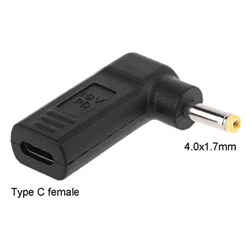 Ddujbtp USB Typ C Weiblich Für 4.0x1.7mm Männlicher Stecker Adapter Ladung Für Laptop LE Laptop Ddujbtp USB Typ C Weiblich Für 4.0x1.7mm Männlicher Stecker Adapter Ladung Für Laptop LE Laptop von Ddujbtp