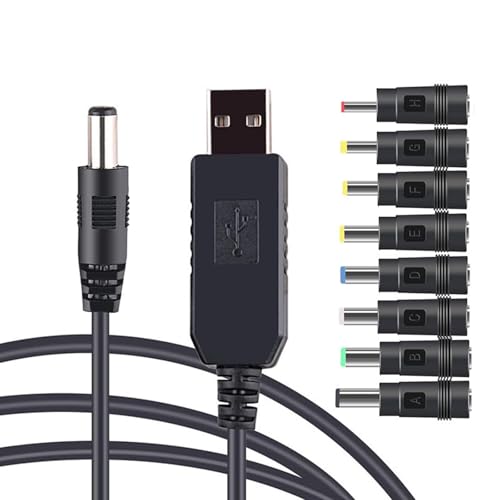 Ddujbtp USB Zu 5V 9V 12V Adapter Konverterkabel USB Bis 8PCS Für Router Lüfterlautsprecher WiFi Ladebank Connector Line Extender Adapter Amplifier von Ddujbtp