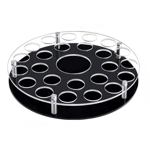 Ddujbtp Weinglashalter aus Acryl mit 25 Schlitzen und zentraler Flaschenaufbewahrung für Küche, Party, Arbeitsplatte, Glas-Organizer Ddujbtp Weinglashalter aus Acryl mit 25 Schlitzen und zentraler Flaschenaufbewahrung für Küche, Party, Arbeitsplatte, Glas-Organizer von Ddujbtp