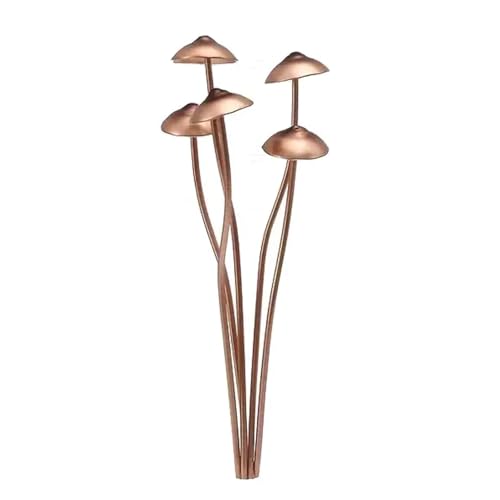 Dekorativer Pilzpfahl aus Eisen für den Außenbereich, Garten, rostige Optik, Terrassen, mit einfacher Bodenmontage, Gartenstecker Dekorativer Pilzpfahl aus Eisen für den Außenbereich, Garten, rostige Optik, Terrassen, mit einfacher Bodenmontage, Gartenstecker von Ddujbtp