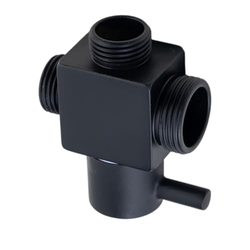 Duschumsteller-Adapter aus Messing mit Schnellschaltern, Doppelausgang, starke Duschen für Badezimmer-Wasserhahn, Ersatz, massives Messing, Duschventile Duschumsteller-Adapter aus Messing mit Schnellschaltern, Doppelausgang, starke Duschen für Badezimmer-Wasserhahn, Ersatz, massives Messing, Duschventile von Ddujbtp