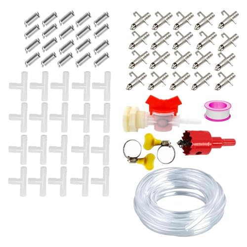 Effizientes Nippel-Bewässerungs-Kits, Bewässerungssysteme für Kaninchen, Geflügel, inklusive Schlauch, automatischer Käfig-Wasserversorgungssysteme, automatische Bewässerungssets Effizientes Nippel-Bewässerungs-Kits, Bewässerungssysteme für Kaninchen, Geflügel, inklusive Schlauch, automatischer Käfig-Wasserversorgungssysteme, automatische Bewässerungssets von Ddujbtp