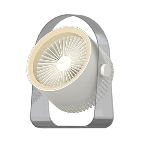 Elektrischer Schreibtischventilator für Bürotisch oder Schlafzimmer, Nachttische, wiederaufladbares USB-Gerät mit 2000 mAh Akku Elektrischer Schreibtischventilator für Bürotisch oder Schlafzimmer, Nachttische, wiederaufladbares USB-Gerät mit 2000 mAh Akku von Ddujbtp