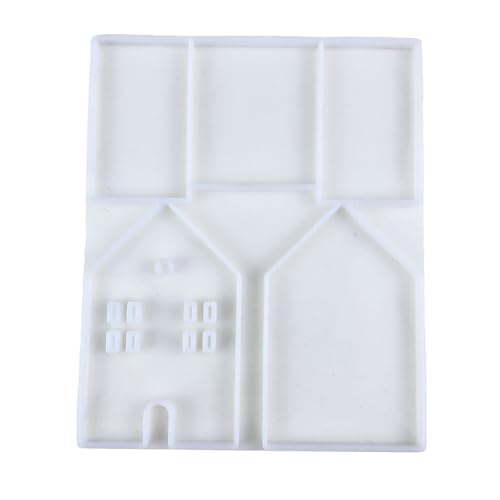Flexible Silikonform für Stifthalter, Dekoration, Miniatur-Hausform, Desktop-Verzierungsformen, Bastelzubehör von Ddujbtp