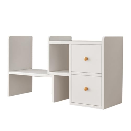 Funktionales Schreibtischregal aus Holz, erweiterbares Bücherregal-Set für organisierten Arbeitsplatz von Ddujbtp