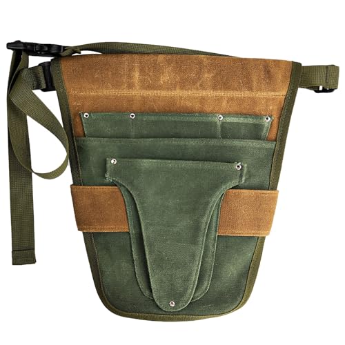 Gartenwerkzeug Taillenbeutelgürtel Wasserdichte Gartenwerkzeugschürze Mit Taschenhängebeutel Für Männer Frauen Verstellbare Schürzen Gartenhandschuhe von Ddujbtp