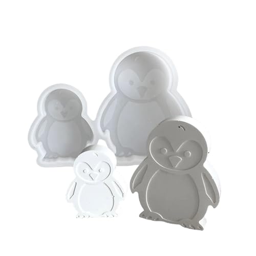 Mehrzweck Pinguine Robuste Silikonform Für Handgefertigte Kerzen Und Seifen Tragbar Für Geschenke Und Hausdekoration Flexible Dessertformen von Ddujbtp