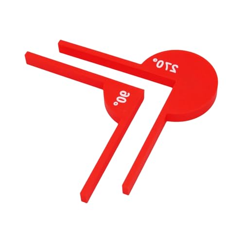 Multifunktionaler Geometrie-Winkelmesser mit Markierungsführung, Winkel, Messwerkzeug für Studenten, Lehrer und Ingenieure, klare Skala, Winkelmesswerkzeug Multifunktionaler Geometrie-Winkelmesser mit Markierungsführung, Winkel, Messwerkzeug für Studenten, Lehrer und Ingenieure, klare Skala, Winkelmesswerkzeug von Ddujbtp