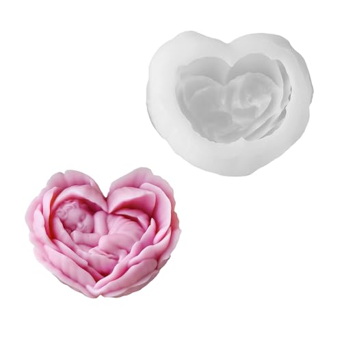 Silikonform Harz Crafting Kerzenform Blumenform Basteln Schimmel Silikon Textur Handgefertigte Lieferungen Zum Herstellen von Ddujbtp
