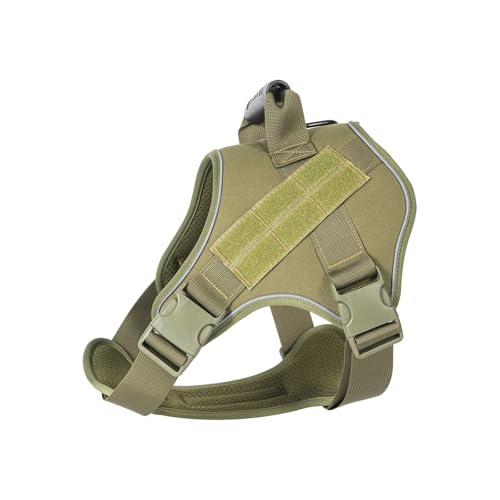 Tacticals Hundegeschirr, atmungsaktive Weste für Outdoor-Training, verstellbarer Riemen, Wandern, Camping, Training, bequeme Passform, Hundegeschirr für Outdoor Tacticals Hundegeschirr, atmungsaktive Weste für Outdoor-Training, verstellbarer Riemen, Wandern, Camping, Training, bequeme Passform, Hundegeschirr für Outdoor von Ddujbtp