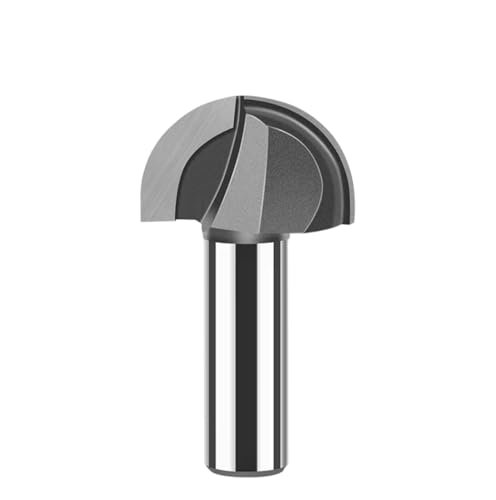 12 Mm 1/2in Shank Core Box Router Bit Set Feste Carbid -Doppelflöte Runde Nasenholzwerkzeugwerkzeug,12mmx34.9mm von Ddyspan