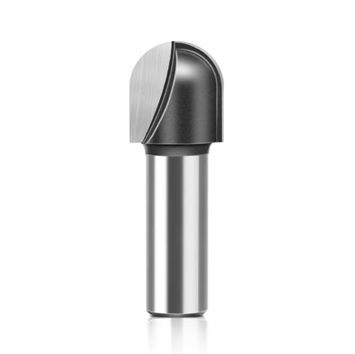 12mm Schaftkugel Nasen Router Bit Rundes Fräsenschneider Für Holz CNC Radius Core Box Solid Carbid -Werkzeuge,12x7.69 von Ddyspan