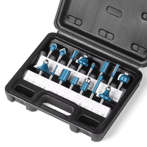 15pcs 1/4 Shank Router Bit Set Holzbearbeitungskante Mit Gerader Gesichtsfräsenschneider Für Holz CNC Wolfram 15pcs 1/4 Shank Router Bit Set Holzbearbeitungskante Mit Gerader Gesichtsfräsenschneider Für Holz CNC Wolfram von Ddyspan