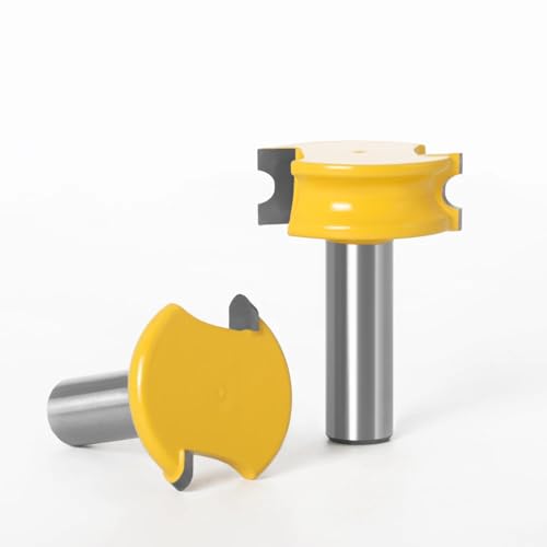 2 PC 1/2 "1/4" 12 Mm 6 Mm 8 Mm Schaft -Kanu -Flöte Und Perlenrouter Bit Holzschneider,12mm Schaft von Ddyspan