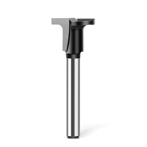 Bogen Bieger Router Bit T Halb Runde Flache Ecke Biegerschneider Trimmmaschinenfräsenschneider,6xr2-b von Ddyspan