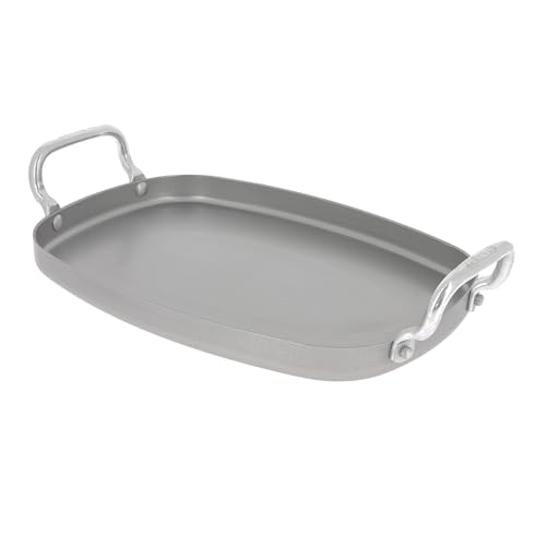 De Buyer 5640.02 Plancha Mineral B Element für zum Backen 38 x 26 cm, Silber von DE BUYER