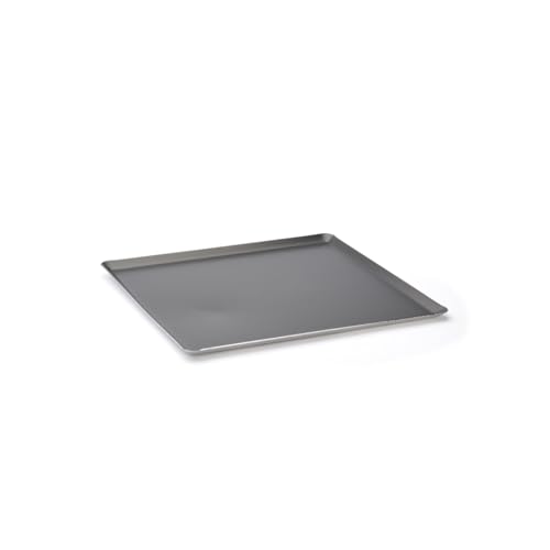 de Buyer - rechteckiges Backblech CHOC aus Aluminium mit Antihaftbeschichtung Choc 5 -35x32 cm - GN 2/3 - 8161.35, Schwarz von DE BUYER