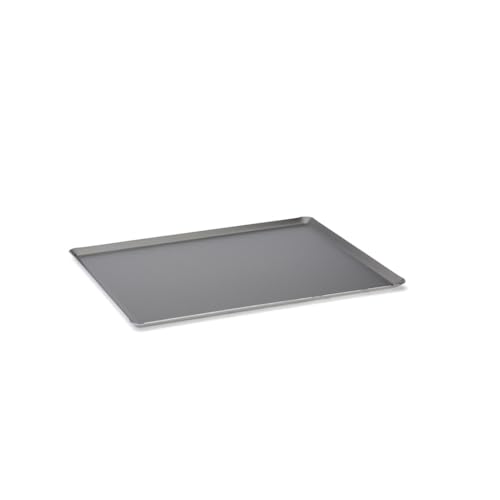 de Buyer - perforiertes Backblech CHOC aus Aluminium mit Antihaftbeschichtung CHOC 5 - 40x30 cm - Mikroperforierung 3 mm Durchmesser - 8161.40, Schwarz von DE BUYER