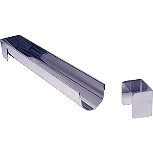 de Buyer - runde Rinnenform für Holzscheite aus Edelstahl mit abnehmbaren Entstücken - 30x4,4x4 cm - 3206.04, Silber de Buyer - runde Rinnenform für Holzscheite aus Edelstahl mit abnehmbaren Entstücken - 30x4,4x4 cm - 3206.04, Silber von DE BUYER