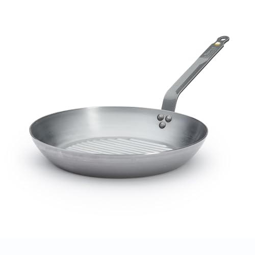 De Buyer Tôle Mineral B Grillpfanne, Edelstahl, Silber, 32 cm De Buyer Tôle Mineral B Grillpfanne, Edelstahl, Silber, 32 cm von DE BUYER