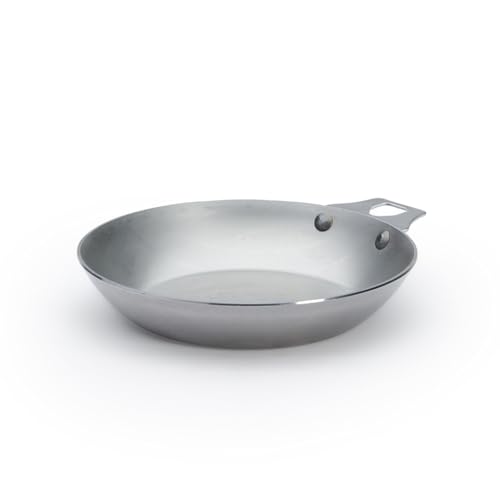 DeBuyer 5630.20 Eisenpfanne, Edelstahl, silber, 20 cm von DE BUYER