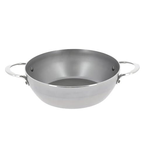 DE BUYER Bauerntopf MINERAL B aus Eisenstahl - 28 cm - 5654.28, Silber von DE BUYER