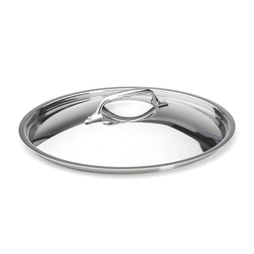 De Buyer - Gewölbter Deckel aus Edelstahl AFFINITY - Durchmesser 28 cm - 3709.28, Silber von DE BUYER