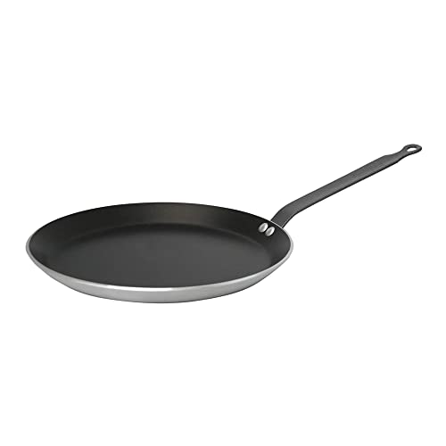 de Buyer Antihaft Crepespfanne CHOC Resto 26 cm 8485.26, Schwarz, Metallisch von DE BUYER