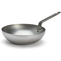 de Buyer Mineral B Bois New Wok 24 cm mit Griff aus Weißblech von De Buyer