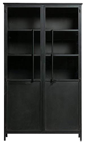 De Eekhoorn Vitrinenschrank Exhibit H 170 cm Schrank Vitrine Metallschrank Metall schwarz von De Eekhoorn