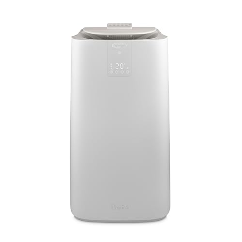 De'Longhi Pinguino GentleJet PAC AP98 mobile Klimaanlage, leise & tragbar, 11.500 BTU/h, für Räume bis zu 100m³, Entfeuchter, R290, A+, 24 H Timer, Fernbedienung, 2.7kW, Klimagerät, Weiß De'Longhi Pinguino GentleJet PAC AP98 mobile Klimaanlage, leise & tragbar, 11.500 BTU/h, für Räume bis zu 100m³, Entfeuchter, R290, A+, 24 H Timer, Fernbedienung, 2.7kW, Klimagerät, Weiß von De'Longhi