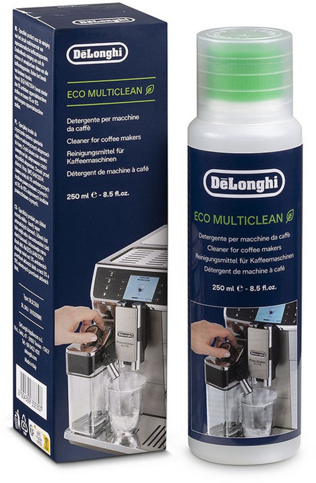 De'Longhi DLSC550 Eco MultiClean Milchkreislauf-Reiniger (Auch für Außenflächen & abnehmbare Teile ihrer Kaffeemaschine geeignet) von De'Longhi