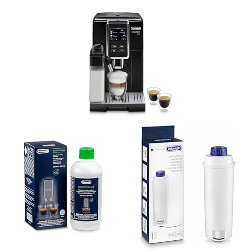 De'Longhi Dinamica Plus ECAM 370.70.B Kaffeevollautomat mit LatteCrema Milchsystem + Original EcoDecalk DLSC 500 Entkalker Wasserfilter DLSC002 De'Longhi Dinamica Plus ECAM 370.70.B Kaffeevollautomat mit LatteCrema Milchsystem + Original EcoDecalk DLSC 500 Entkalker Wasserfilter DLSC002 von De'Longhi