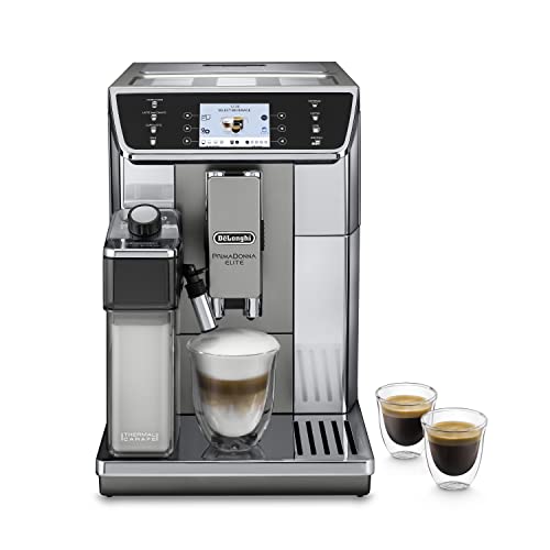 De'Longhi De’Longhi Delonghi ECAM650.55.MS Kaffeevollautomat mit LatteCrema Milchsystem, Silber von De'Longhi